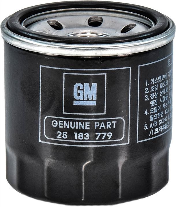 General Motors 25183779 Oil Filter 25183779: Buy near me in Poland at 2407.PL - Good price!