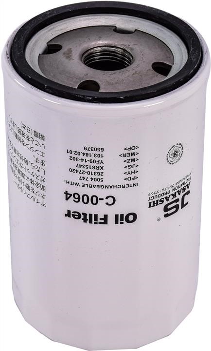 JS Asakashi C0064 Oil Filter C0064: Buy near me in Poland at 2407.PL - Good price!