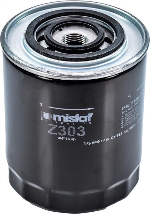 Misfat Z303 Filtr oleju Z303: Dobra cena w Polsce na 2407.PL - Kup Teraz!