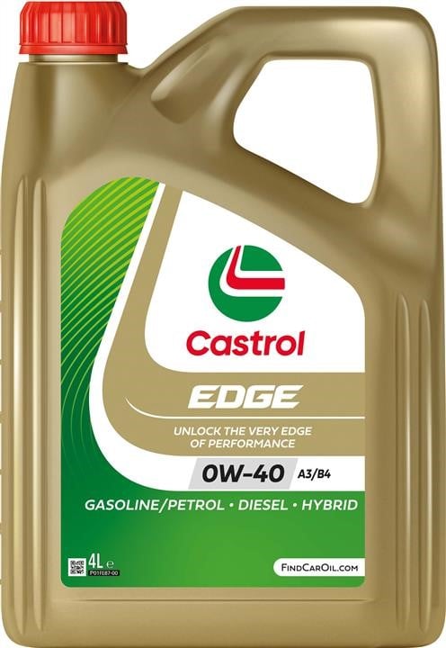 Castrol 15F6B5 Engine oil Castrol EDGE 0W-40, 4L 15F6B5: Buy near me in Poland at 2407.PL - Good price!