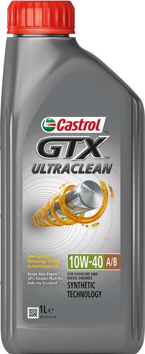 Castrol 15F120 Моторное масло Castrol GTX Ultraclean A/B 10W-40, 1л 15F120: Отличная цена - Купить в Польше на 2407.PL!