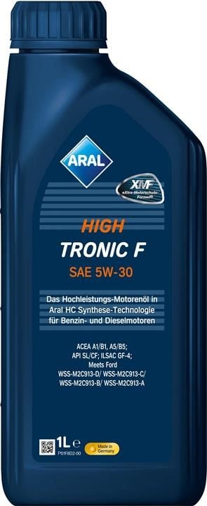Aral 15F457 Моторное масло Aral HighTronic F 5W-30, 1л 15F457: Отличная цена - Купить в Польше на 2407.PL!