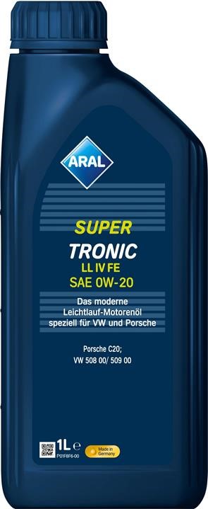 Aral 15F45F Engine oil Aral SuperTronic LL IV FE 0W-20, 1L 15F45F: Buy near me in Poland at 2407.PL - Good price!