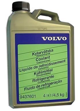 Volvo 9437601 Antifreeze concentrate, 4 l 9437601: Buy near me in Poland at 2407.PL - Good price!