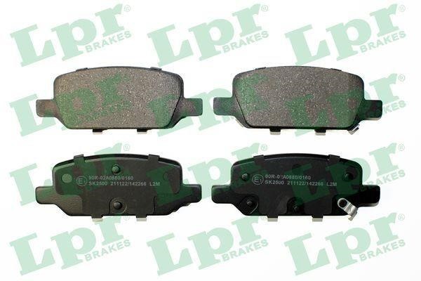 LPR 05P2266 Brake Pad Set, disc brake 05P2266: Buy near me in Poland at 2407.PL - Good price!