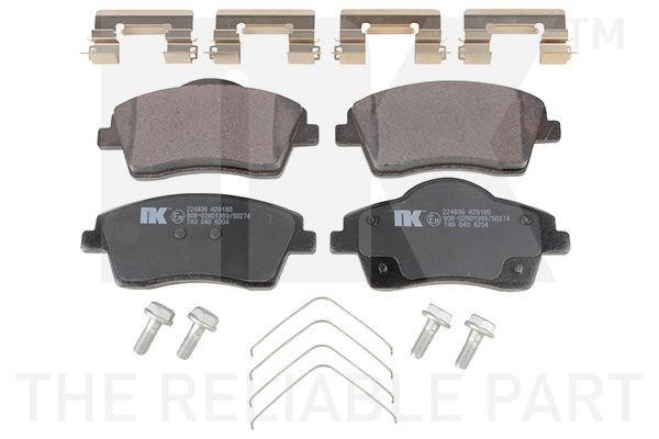 NK 224836 Brake Pad Set, disc brake 224836: Buy near me in Poland at 2407.PL - Good price!