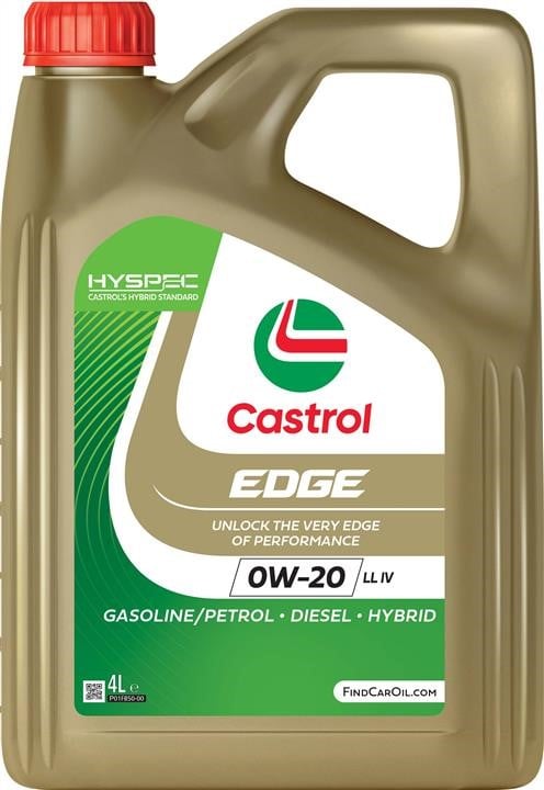 Castrol 15F612 Engine oil Castrol EDGE LL IV 0W-20, 4L 15F612: Buy near me in Poland at 2407.PL - Good price!