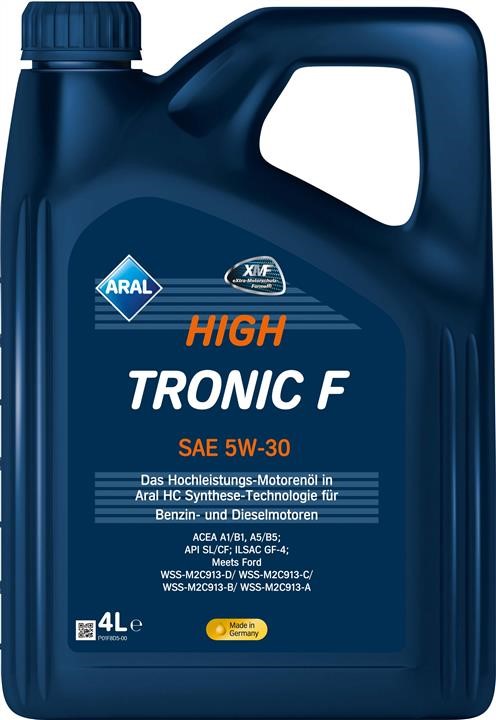Aral 1552A2 Engine oil Aral HighTronic F 5W-30, 4L 1552A2: Buy near me in Poland at 2407.PL - Good price!