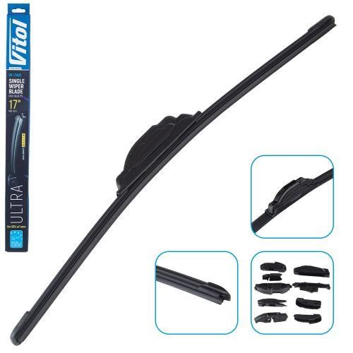 Vitol VU-17430 Frameless wiper blade Vitol ULTRA 17" (430 mm) VU17430: Buy near me at 2407.PL in Poland at an Affordable price!