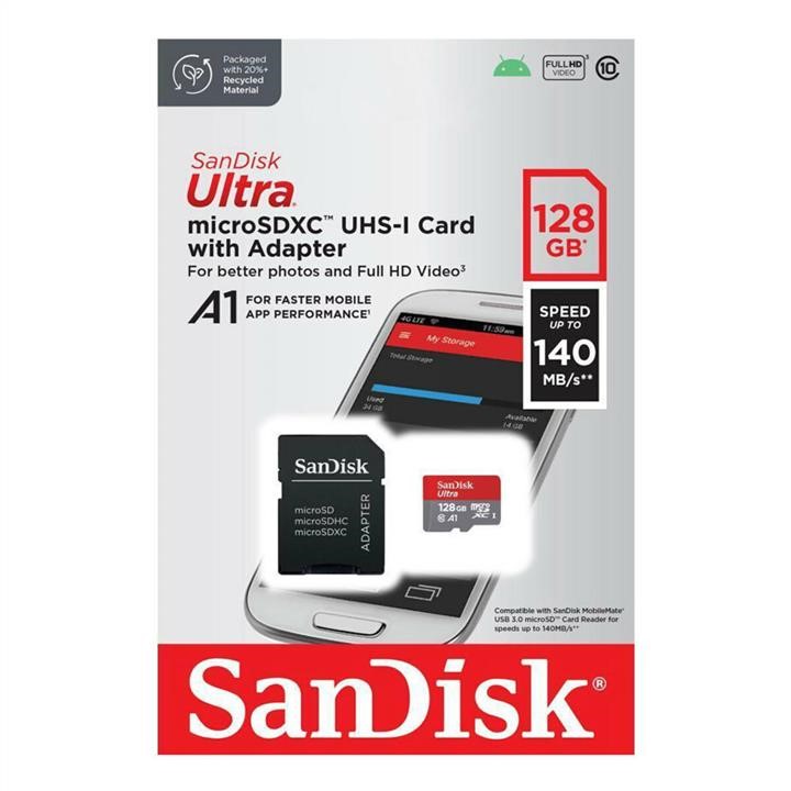 Купить Sandisk SDSQUAB-128G-GN6MA по низкой цене в Польше!