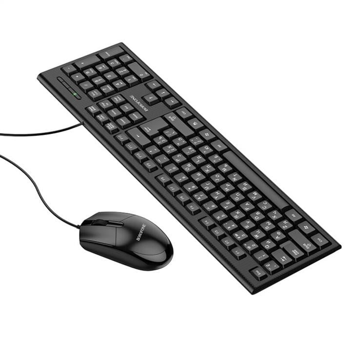 Borofone BG6B Maus + Tastatur Borofone BG6 Business keyboard and mouse set Black BG6B: Kaufen Sie zu einem guten Preis in Polen bei 2407.PL!