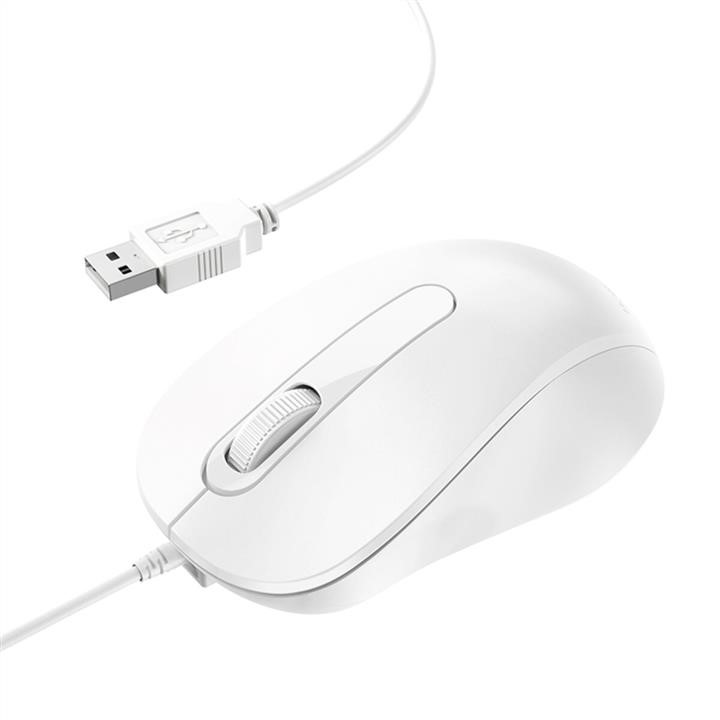 Borofone BG4W Мышка Borofone BG4 Business wired mouse White BG4W: Отличная цена - Купить в Польше на 2407.PL!