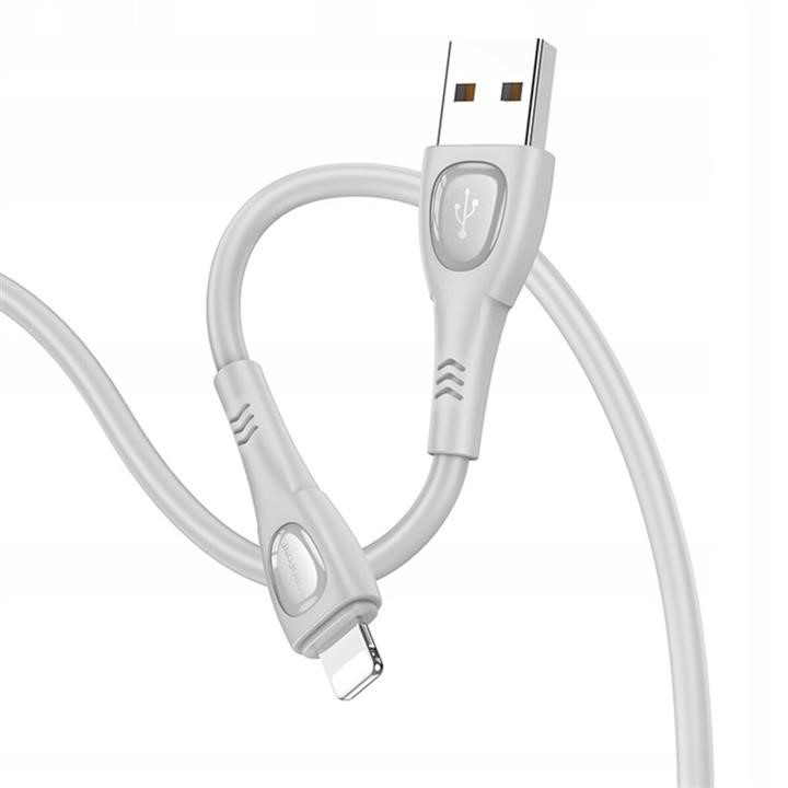 Borofone BX98LG Borofone BX98 iP Superior charging data cable Gray BX98LG: Buy near me in Poland at 2407.PL - Good price!