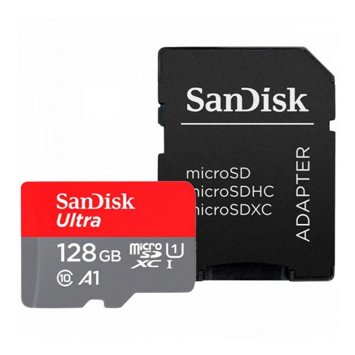 Sandisk SDSQUAB-128G-GN6MA MicroSDXC (UHS-1) SanDisk Ultra 128Gb class 10 A1 (140Mb/s) (adapter SD) SDSQUAB128GGN6MA: Приваблива ціна - Купити у Польщі на 2407.PL!