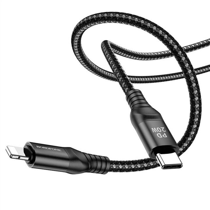Borofone BX56CLB Кабель Borofone BX56 Delightful PD charging data cable for iP Black BX56CLB: Отличная цена - Купить в Польше на 2407.PL!