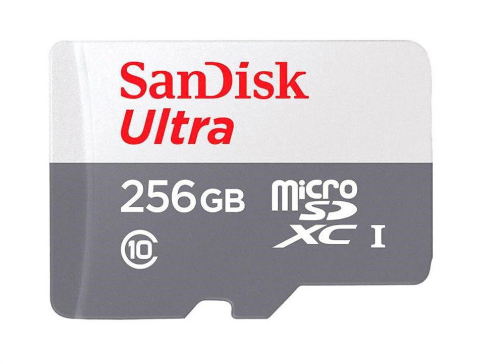 Sandisk SDSQUNR-256G-GN3MN MicroSDXC (UHS-1) SanDisk Ultra 256Gb class 10 A1 (100Mb/s) SDSQUNR256GGN3MN: Dobra cena w Polsce na 2407.PL - Kup Teraz!