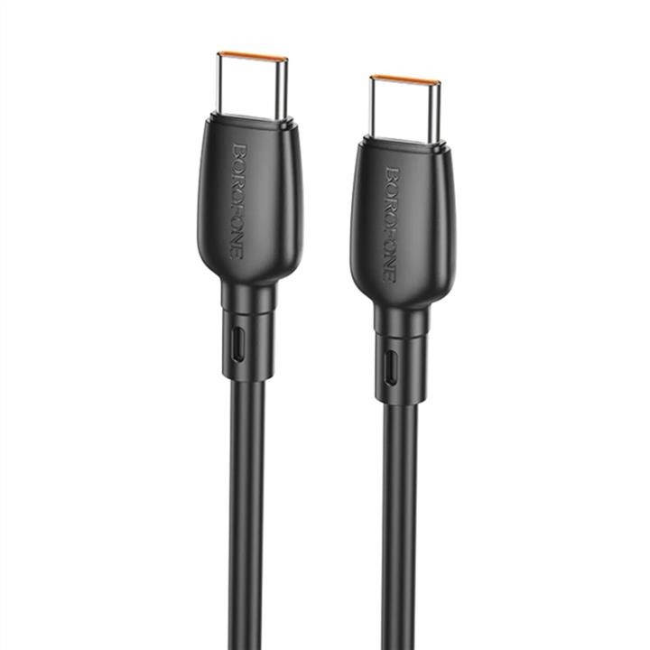 Borofone BX93CCB Кабель Borofone BX93 Super power 100W fast charging data cable Type-C to Type-C Black BX93CCB: Купить в Польше - Отличная цена на 2407.PL!