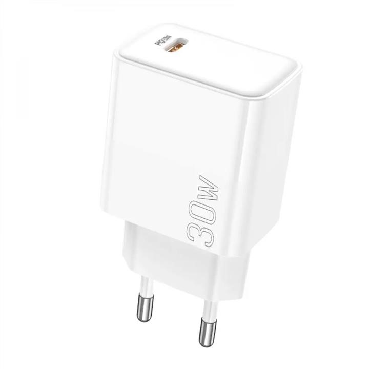 Borofone BA77AW Borofone BA77A Insightful single port PD30W charger White BA77AW: Buy near me at 2407.PL in Poland at an Affordable price!