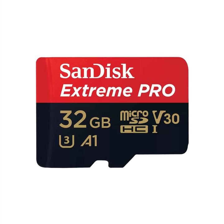 Sandisk SDSQXCG-032G-GN6MA MicroSDXC (UHS-1 U3) SanDisk Extreme Pro A1 32Gb class 10 V30 (R100MB/s,W90MB/s) (adapter) SDSQXCG032GGN6MA: Отличная цена - Купить в Польше на 2407.PL!