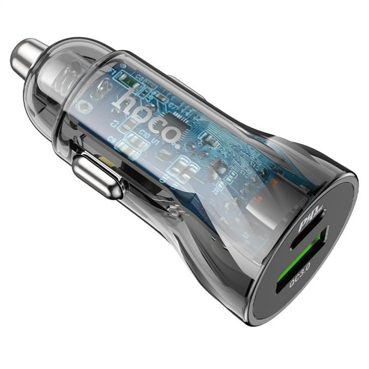 Hoco 6931474782298 Ładowarka samochodowa HOCO Z47A Transparent Discovery Edition PD30W+QC3.0 samochodowa c 6931474782298: Dobra cena w Polsce na 2407.PL - Kup Teraz!