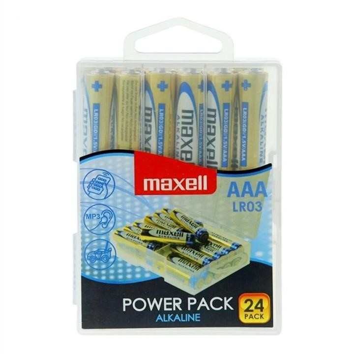 Maxell 4902580748357 Battery MAXELL LR03 24PK POWER PACK 24pcs (M-790268.04.CN) 4902580748357: Buy near me in Poland at 2407.PL - Good price!