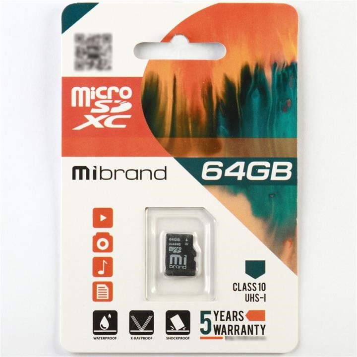 Mibrand MICDXU1/64GB Karta microSDXC (UHS-1) Mibrand 64Gb klasa 10 MICDXU164GB: Dobra cena w Polsce na 2407.PL - Kup Teraz!