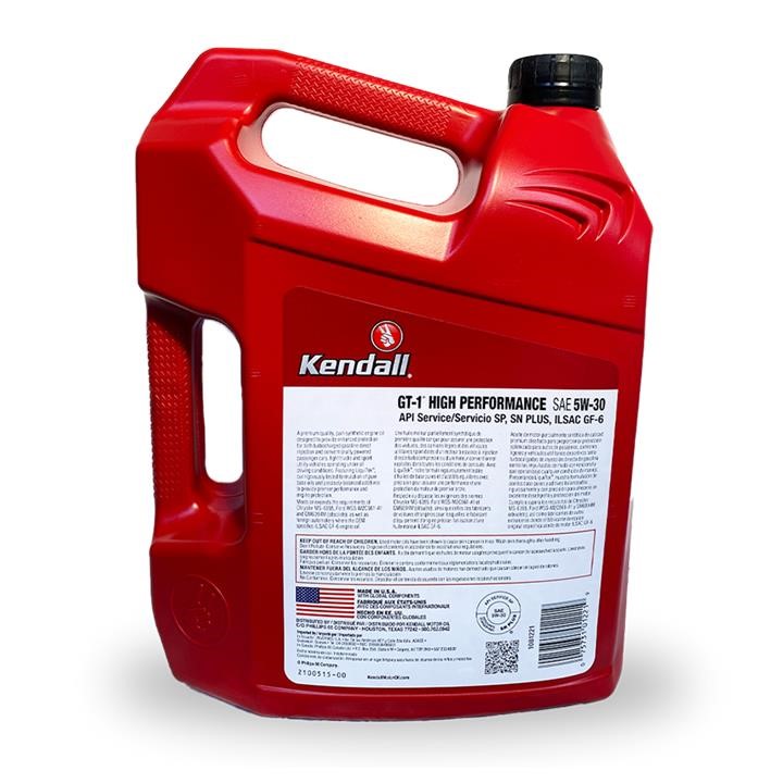 Моторна олива Kendall GT-1 High Performance 5W-30, 3,78л Kendall 1081221