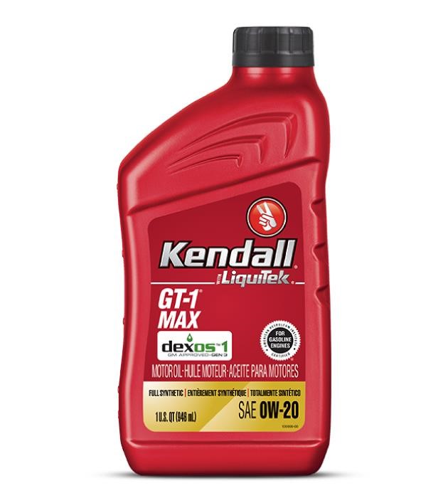 Kendall 1086394 Engine oil Kendall GT-1 MAX Premium Full-Synthetic 0W-20, 0,946L 1086394: Buy near me in Poland at 2407.PL - Good price!