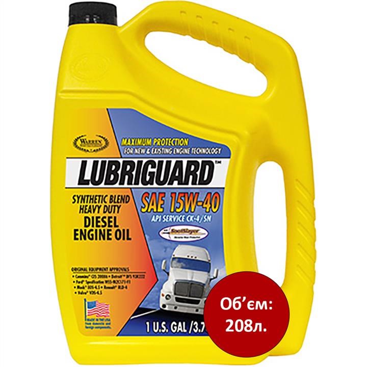Lubriguard 704358 Моторное масло Lubriguard Synthetic Blend 15W-40 CK-4/SN, 208л 704358: Отличная цена - Купить в Польше на 2407.PL!