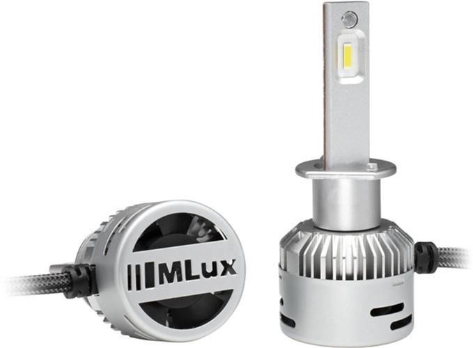 MLux 114413265 Лампы светодиодные комплект MLux LED - Silver Line H1, 28 Вт, 4300°К 114413265: Отличная цена - Купить в Польше на 2407.PL!