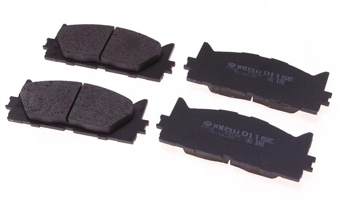Intelli D115E Front disc brake pads, set D115E: Buy near me in Poland at 2407.PL - Good price!
