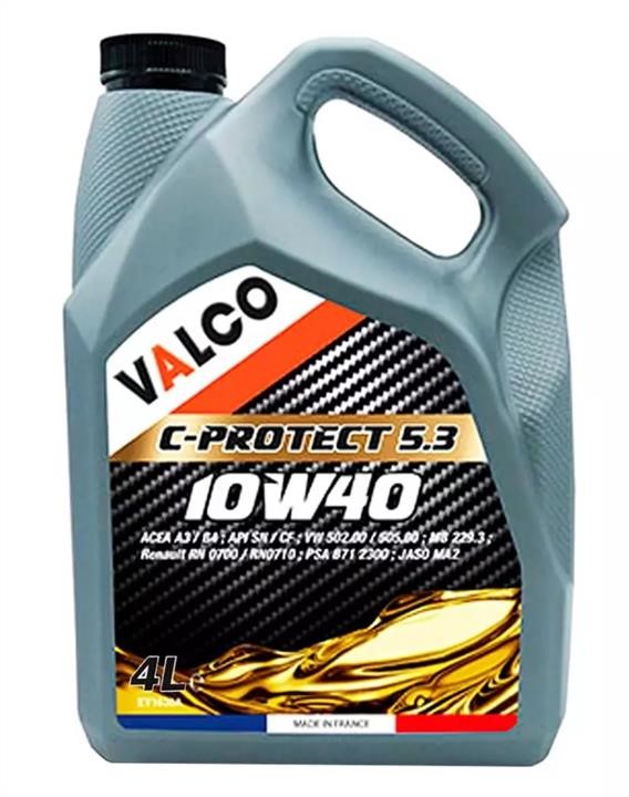 VALCO PF020927 Engine oil VALCO C-PROTECT 5.3 10W-40, 4L PF020927: Buy near me in Poland at 2407.PL - Good price!