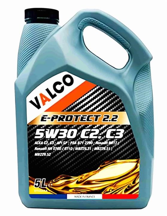 VALCO PF021155 Моторное масло VALCO E-PROTECT 2.2 5W-30, 5л PF021155: Отличная цена - Купить в Польше на 2407.PL!