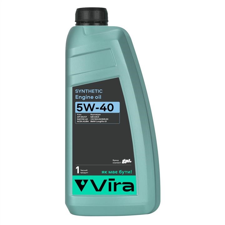 Vira VI0311 Engine oil Vira SYNTHETIC 5W-40, 1L VI0311: Buy near me at 2407.PL in Poland at an Affordable price!