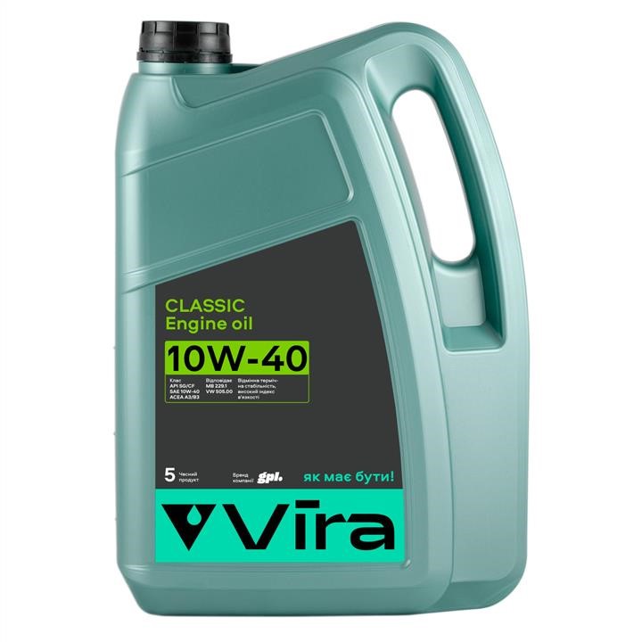 Vira VI0314 Motoröl Vira CLASSIC 10W-40, 5L VI0314: Kaufen Sie zu einem guten Preis in Polen bei 2407.PL!