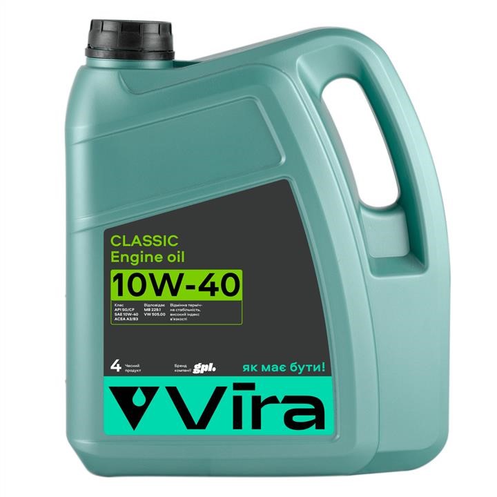 Vira VI0322 Olej silnikowy Vira CLASSIC 10W-40, 4L VI0322: Dobra cena w Polsce na 2407.PL - Kup Teraz!