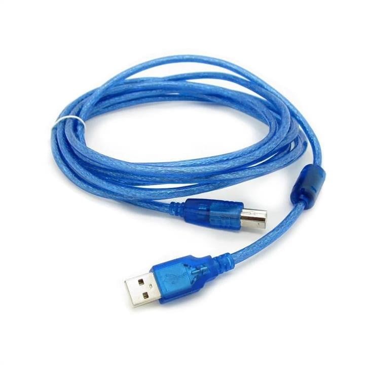 Ritar 17023 Kabel USB 2.0 RITAR AM/BM, 5,0m, 1 ferryt, przezroczysty niebieski 17023: Dobra cena w Polsce na 2407.PL - Kup Teraz!