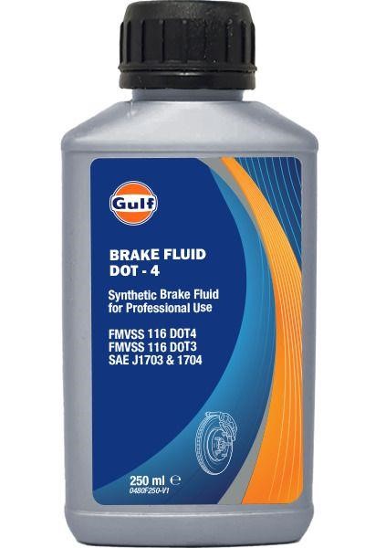 Gulf BRAKE FLUID DOT 4 0,25L Тормозная жидкость Gulf Brake Fluid DOT 4, 0,25 л BRAKEFLUIDDOT4025L: Отличная цена - Купить в Польше на 2407.PL!