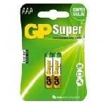 GP Batteries 04622 Battery GP Super 24A-2UE2, alkaline AAA, 2 pcs in blister 04622: Buy near me in Poland at 2407.PL - Good price!