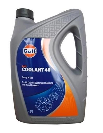Gulf COOLANT 40 5L Antifreeze Gulf Coolant 40, blue, ready to use, 5 l COOLANT405L: Buy near me in Poland at 2407.PL - Good price!