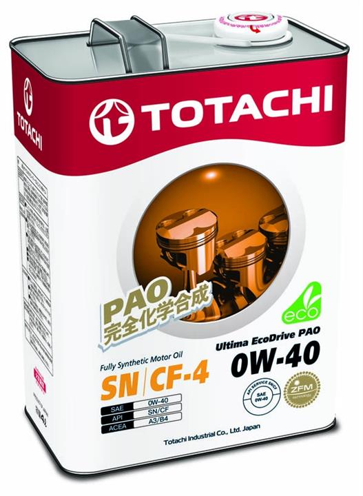 Totachi 4562374698543 Engine oil Totachi Ultima Ecodrive PAO 0W-40, 4L 4562374698543: Buy near me in Poland at 2407.PL - Good price!