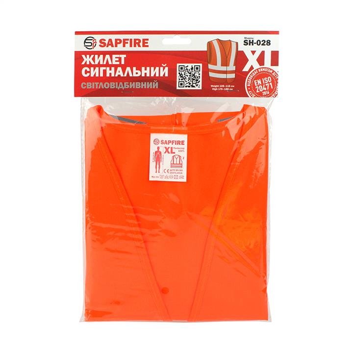 Kamizelka odblaskowa XL, pomarańczowa, SAPFIRE Sapfire 401059
