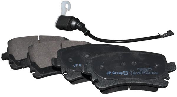 Brake Pad Set, disc brake Jp Group 1163706210