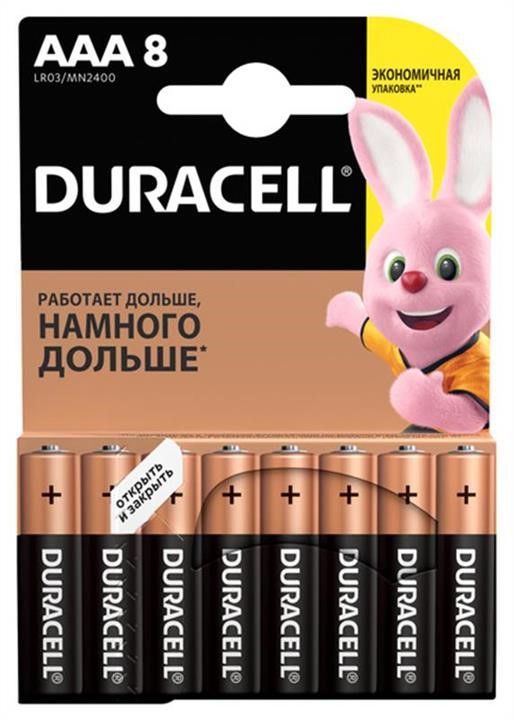 Duracell 81545429 Akumulator Duracell Basic AAA/LR03 BL, 8szt. 81545429: Dobra cena w Polsce na 2407.PL - Kup Teraz!