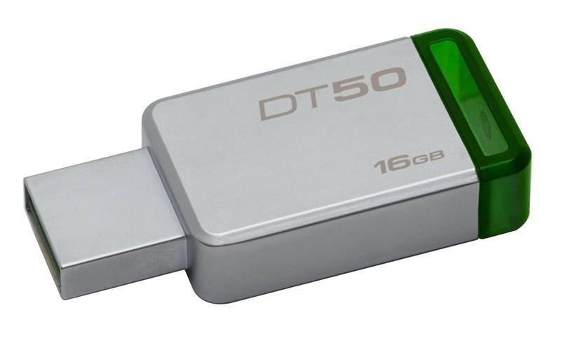 Kingston DT50/16GB USB3.1 16 GB Kingston DataTraveler 50 Metal / Green Flash Drive (DT50 / 16 GB) DT5016GB: Dobra cena w Polsce na 2407.PL - Kup Teraz!