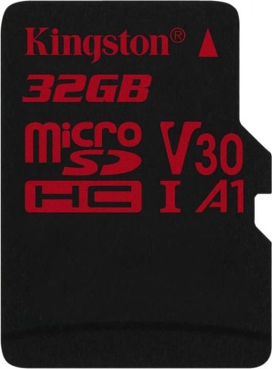 Kingston SDCR/32GBSP Карта пам'яті MicroSDHC 32GB UHS-I / U3 Class 10 Kingston Canvas React R100 / W80MB / s (SDCR / 32GBSP) SDCR32GBSP: Приваблива ціна - Купити у Польщі на 2407.PL!