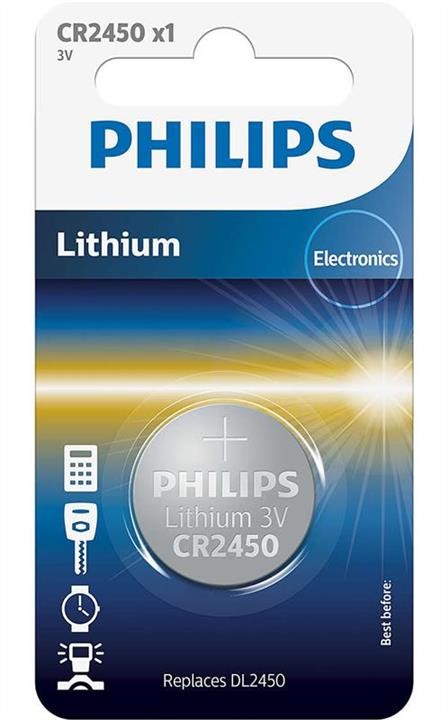 Philips CR2450/10B Battery Minicells 3V CR245010B: Buy near me in Poland at 2407.PL - Good price!