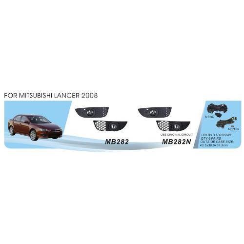 DLAA MB-282 Фари доп.модель Mitsubishi Lancer 2007 / MB-282N / H11-55W / ел.проводку (MB-282N) MB282: Купити у Польщі - Добра ціна на 2407.PL!