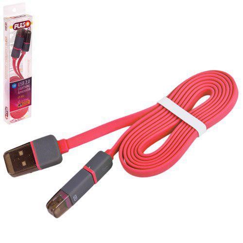 Pulso CP-002R Kabel PULSO USB - Micro USB / Apple 1m czerwony (płaski) (CP-002R) CP002R: Dobra cena w Polsce na 2407.PL - Kup Teraz!