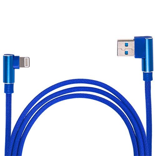 Pulso 00000048808 Cable USB - Apple (Blue) 90° ((100) Bl) 00000048808: Buy near me in Poland at 2407.PL - Good price!